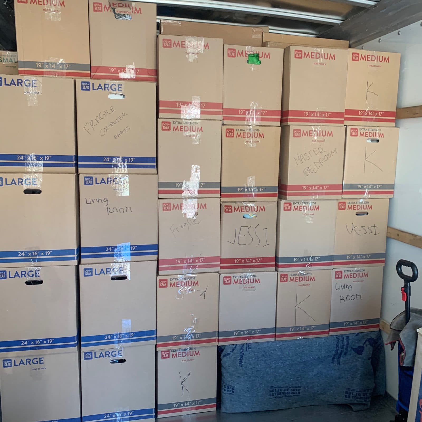 VQ BOX WALL ON A JOB